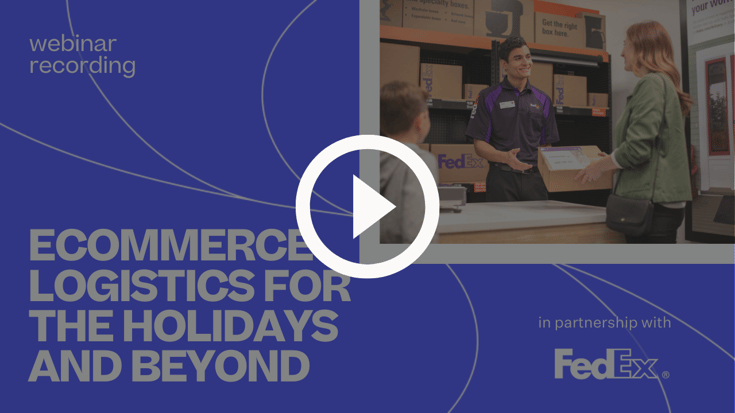 ecommerce logistics for the holidays and beyond